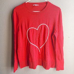 Time And Tru Heart Sweater